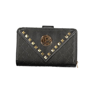 Cartera para mujer de poliuretano negro