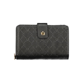 Cartera para mujer de poliuretano negro