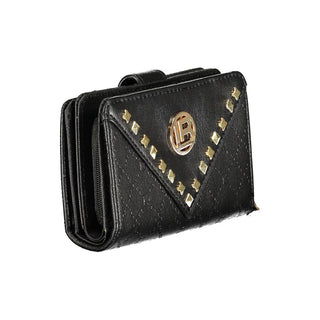 Cartera para mujer de poliuretano negro