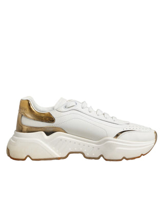 White Gold Daymaster Low Top Sneakers Shoes
