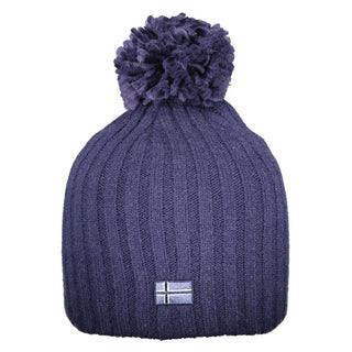 Blue Acrylic Women Cap
