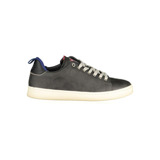 Zapatilla deportiva negra de poliuretano para hombre