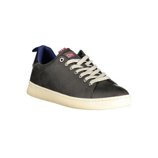 Zapatilla deportiva negra de poliuretano para hombre