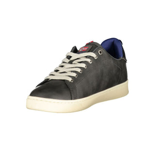 Zapatilla deportiva negra de poliuretano para hombre