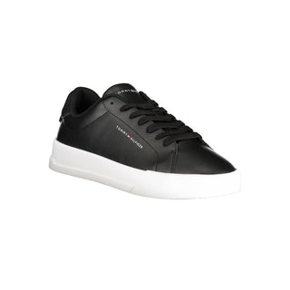 Schwarzer Herren-Sneaker aus Polyurethan