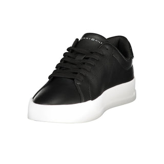 Schwarzer Herren-Sneaker aus Polyurethan