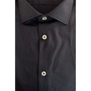 Gray Cotton Men Shirt