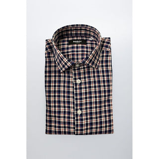Camisa de algodón multicolor para hombre