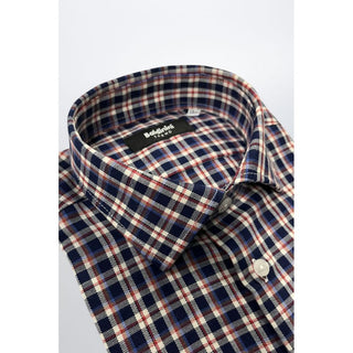 Camisa de algodón multicolor para hombre