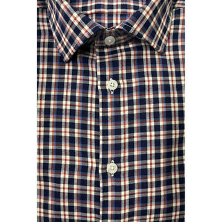 Camisa de algodón multicolor para hombre