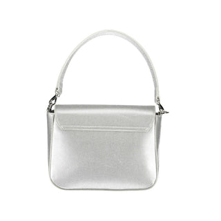 Argento Polyurethan Damen Tasche