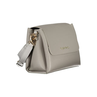 Gray Polyurethane Women's Bag