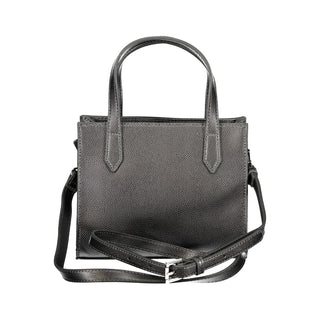 Gray Polyurethane Women's Bag
