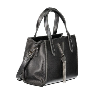 Gray Polyurethane Women's Bag