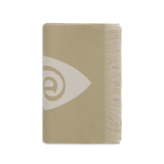 Bufanda de lana beige