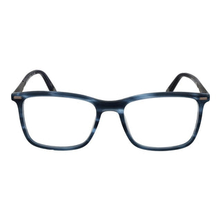 Brille aus blauem Azetat und Metall
