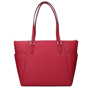 Rote Leder-Schultertasche