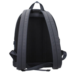 Mochila de tela azul