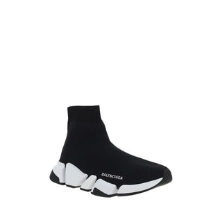Schwarze Sportsneaker aus Polyester