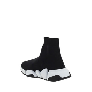 Schwarze Sportsneaker aus Polyester