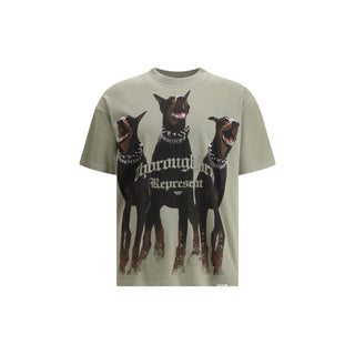 Camiseta bicolor de algodón  