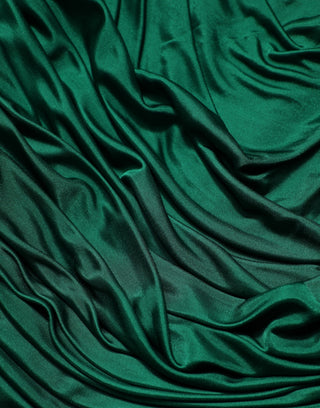 Grünes Viskose-Drape-Jersey-Organzin-Tanktop