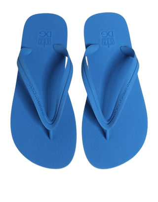 Blau-weißes Logo-Bademode-Badeschuh-Sandalen