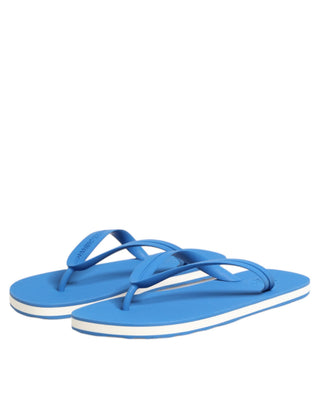 Blau-weißes Logo-Bademode-Badeschuh-Sandalen