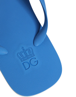 Blau-weißes Logo-Bademode-Badeschuh-Sandalen