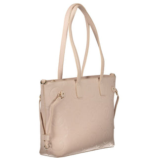 Rosa Polyethylen-Handtasche