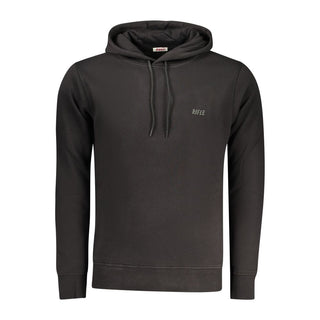 Schwarzes Baumwoll-Sweatshirt für Herren