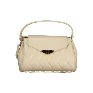 Bolso de mujer de poliuretano beige
