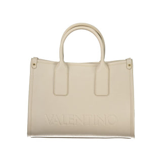 Bolso de mujer beige de poliuretano  