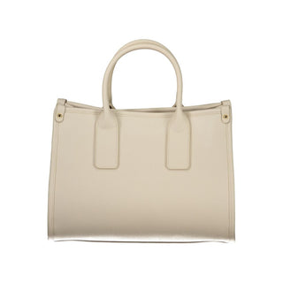 Bolso de mujer beige de poliuretano  
