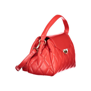Rosso Polyurethane Women's Bag with Adjustable Shoulder Strap