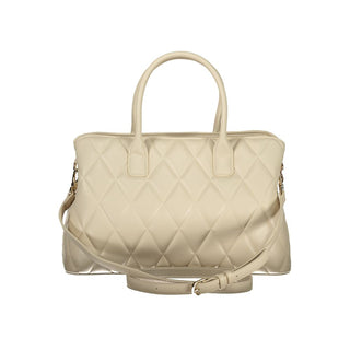 Bolso de mujer beige de poliuretano  