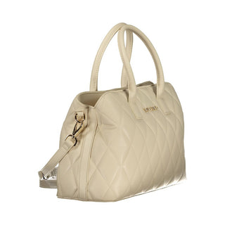 Bolso de mujer beige de poliuretano  