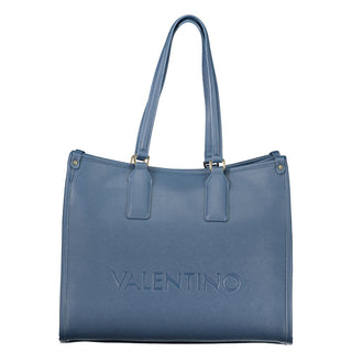 Blaue Polyethylen-Handtasche