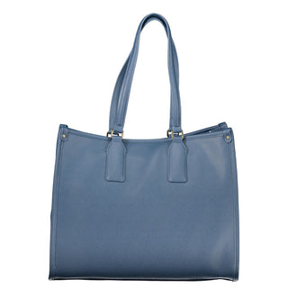 Blaue Polyethylen-Handtasche