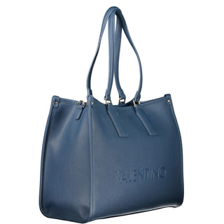 Blaue Polyethylen-Handtasche
