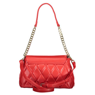 Bolso de poliuretano rojo para mujer