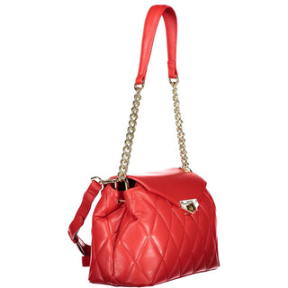 Bolso de poliuretano rojo para mujer