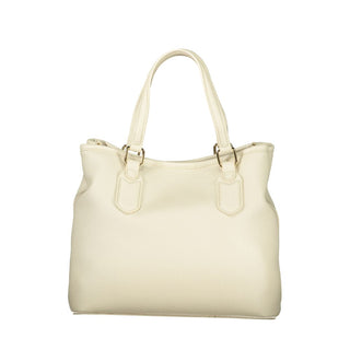 Bolso de mujer beige de poliuretano  