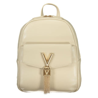 Mochila de mujer de poliuretano beige