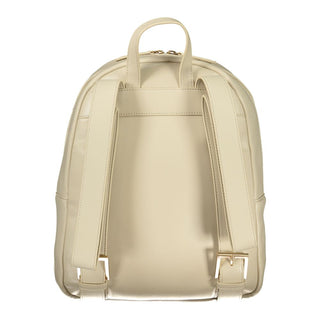Mochila de mujer de poliuretano beige