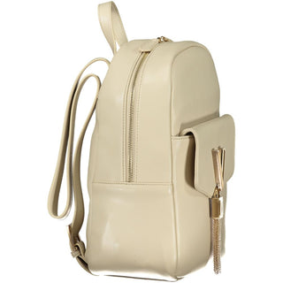 Mochila de mujer de poliuretano beige