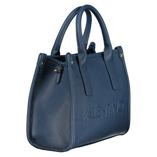 Blaue Polyurethan-Damenhandtasche