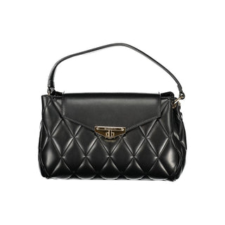 Bolso de mujer de poliuretano negro