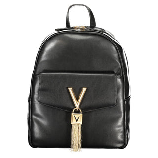 Mochila para mujer de poliuretano negro