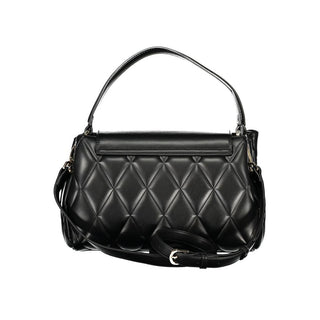 Bolso de mujer de poliuretano negro